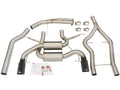 aFe cat-back exhaust installed view