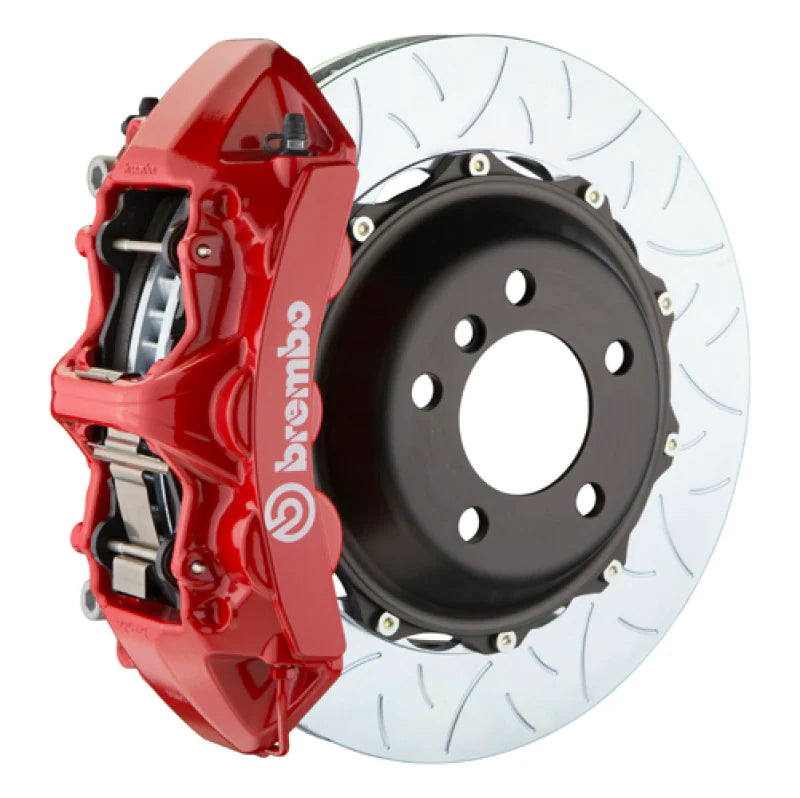 Brembo 97-04 Corvette C5 Front GTS BBK 6 Piston Cast 350x34 2pc Rotor Slotted TY3L - Black HA
