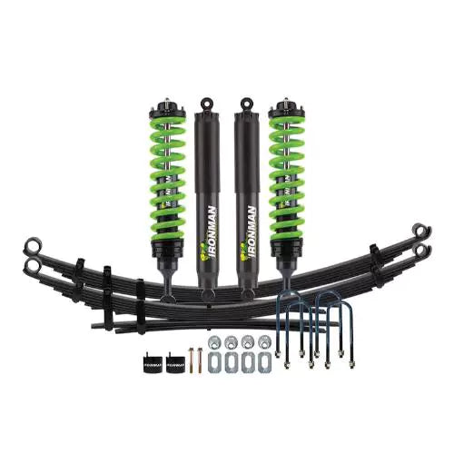 21C F150 3IN NITRO GAS SUSPENSION LIFT KIT STAGE 1 GREEN SPRINGS(FRONT 3IN/REAR 2IN)LIGHT LOAD