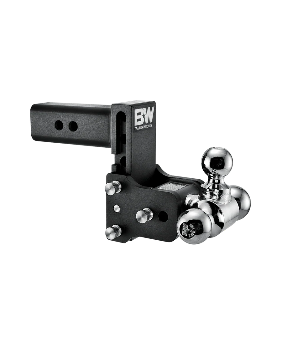 Tow and Stow 2 1 2 INCH 1 7 8in x 2in x 2 5 16in Tri-Ball 5in Drop 5 1 2in Rise