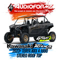 23C KAWASAKI TERYX KRX 4 1000 STEREO TOPS (4SEAT) LEVEL 1