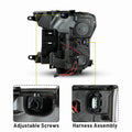 1820 FORD F150 ULTRA HIGH PERFORMANCE LED HEADLIGHTS W/LED SEQUENTIAL TURN SIGNALBLACK/SMOKE