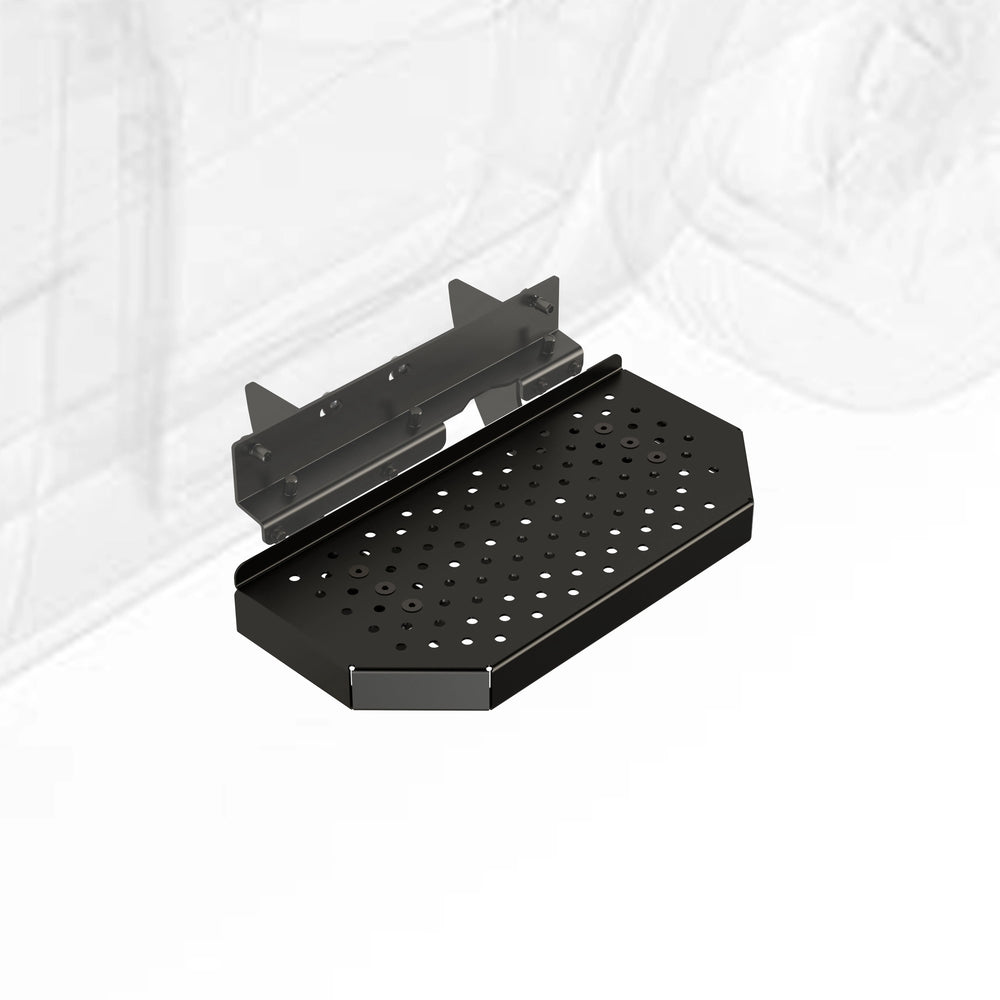 15C TRANSIT DRIVERS SIDE FIXSTEP FIXED CAB DS STEP BLACK