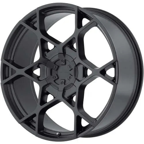 Wheel Pros KM695 20X8.5 6X132 S-BLK 35MM KM69528572735