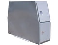 59X24X85 INCH FLAT FLOOR DIAMOND TREAD ALUMINUM BACKPACK TRUCK BOX