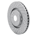 R1 09-15 Cadillac Cts Front Left Drilled & Slotted Geo-Carbon Rotor