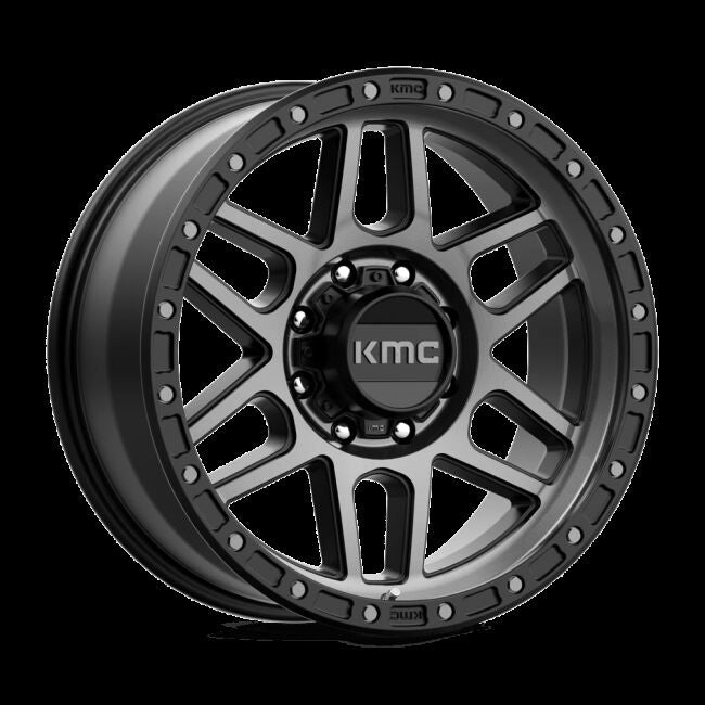 KMC Wheels black auto part
