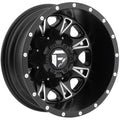~(34 lbs. 20X20X9)~ THROTTLE 17x6.5 8x200.00 MATTE BLACK MILLED (-129 mm)