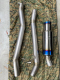 FULL TITANIUM MUFFLER KIT EXPREME Ti WRX STI GDF USDM