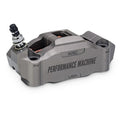 Performance Machine 125 x 4 Race Series Radial Mount Caliper with ARC - Left - Gunmetal Grey