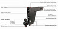 3.0" EXTREME DUTY 10" DROP/RISE
