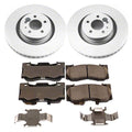Power Stop 15-19 Ford Mustang Front Z17 Evolution Geomet Coated Brake Kit