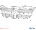 FRONT A/C CONDENSER W/R&D FOR EXPLORER POLICE 3.7L 1317; EXPLORER4WD 3.5L 1617