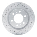 DFC 22-25 Lexus Gx550 Front Left Drilled & Slotted Geoperformance Rotor