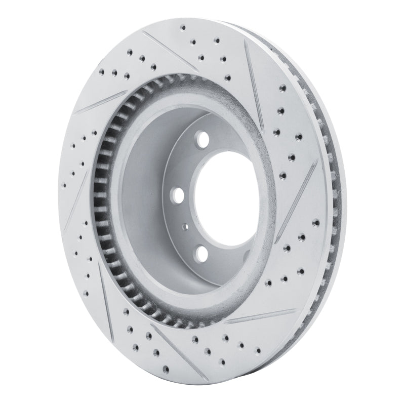 DFC 22-25 Lexus Gx550 Front Left Drilled & Slotted Geoperformance Rotor