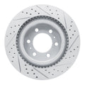 DFC 22-25 Lexus Gx550 Front Left Drilled & Slotted Geoperformance Rotor