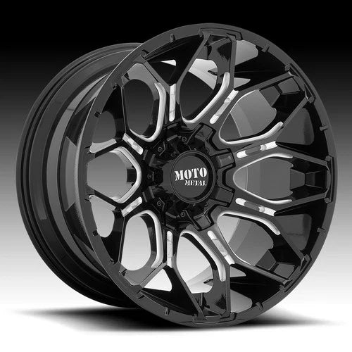 MO808 20X10 8X6.5 18MM GLOSS BLACK MILLED