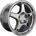 17 IN REPLICA WHEEL CV01 FITS CHEVROLET CORVETTE ZR1 RIM 17X11 CHROME WHEEL
