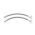 Goodridge 01-03 HD FXDXT +2in Black Brake Line Kit w/Black Fittings