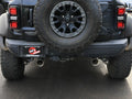aFe cat-back exhaust close-up