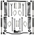 0718 WRANGLER JKU 4DR 2.5IN X FACTOR PRO ALUM SYS W/ PB+J LOWER CONTROL ARMS