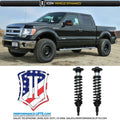 2009-2013 Ford F-150 4WD 0-2.63 Inch Lift Front V.S. 2.5 Series Coilover Kit Internal Reservoir Icon Vehicle Dynamics