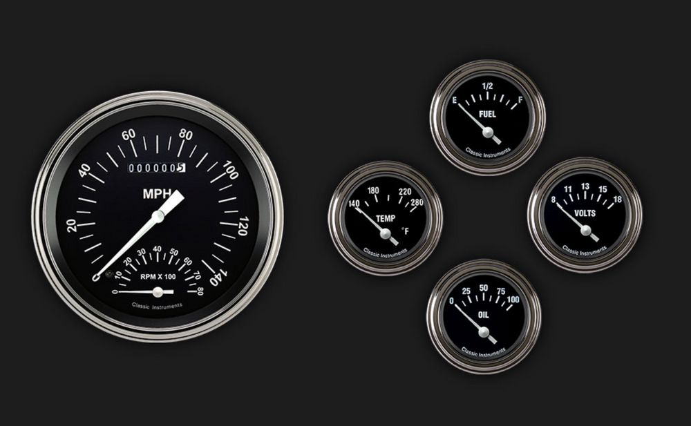 HOT ROD GAUGE SET 1961-66 FORD VAN