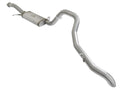 aFe cat-back exhaust detail