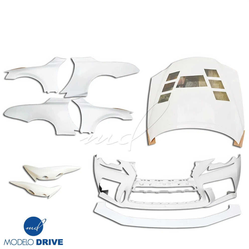 2023-2023 Honda Civic Type R Carbon Creations Akora Front Fenders - 2 Pieces