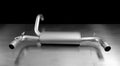 Remus 2007 Abarth 500 Abarth 1.4L Axle Back Exhaust w/Polished Tail Pipe Set