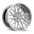 BRUSHED CENTER WITH POLISHED LIP