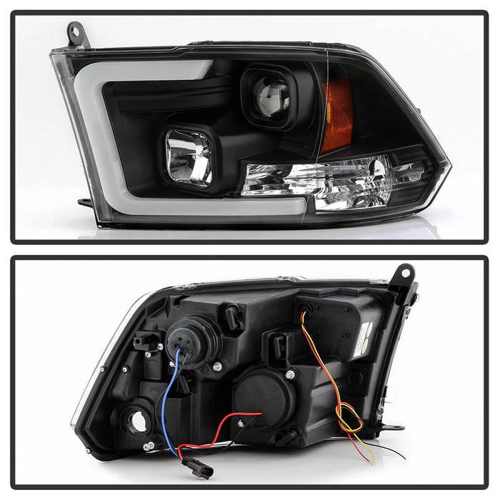 1922 RAM 1500 BLACK BEZEL FULL LED W/DRL HEADLIGHT OE LEFT