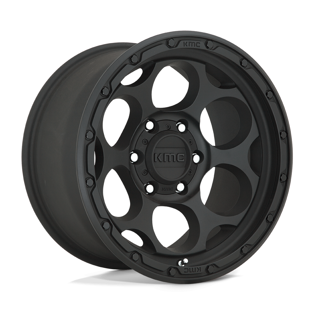 KMC Wheels black auto part