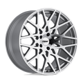 TSW Alloy Wheels silver auto part