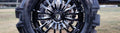 D779 24X7 4X156 G-BLK-MILL-RD 13MM