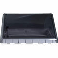 SKYMAXX LX PLUS THIN MANUAL LIFT LID W/4 OPEN POSITIONS & LED WHITE/SMOKE