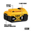 20V MAX XR 5AH LITHIUM ION BATTERY W/LED CHARGE INDICATOR STARTER KIT