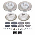 Power Stop 07-10 Hyundai Elantra Front and Rear Semi-Coated Rotor Kit