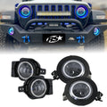 18C JEEP JL 9IN HEADLIGHT/4IN FOGLIGHT COLORSMART COMBO MULTI COLOR KIT