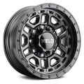Weld Off-Road Crux 17x9in / 6x135 BP / ET 0 / 106.1mm Bore - Satin Black Wheel