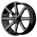SLIDE 22X9.5 5X127.00 BLACK (15 MM)