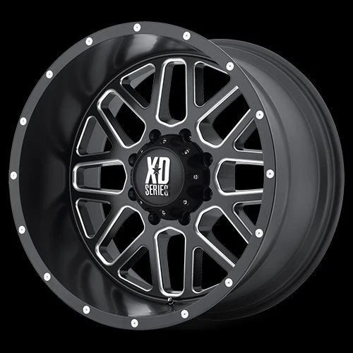 XD820 18X8 5X5.0 S-BLK MILL 38MM