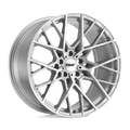 ~(31 lbs. 20X20X10)~ TSW SEBRING 18x8.5 5/120 ET35 CB76.1 SILVER W/ MIRROR CUT FACE