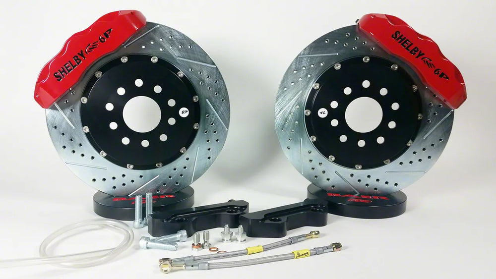14 Pro Brake Sys Frt Red 79-04 Mustang