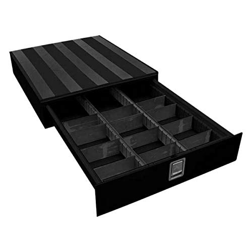 FLOOR DRAWERS L 30.25 X H 11.625 X D 48.625 BLACK