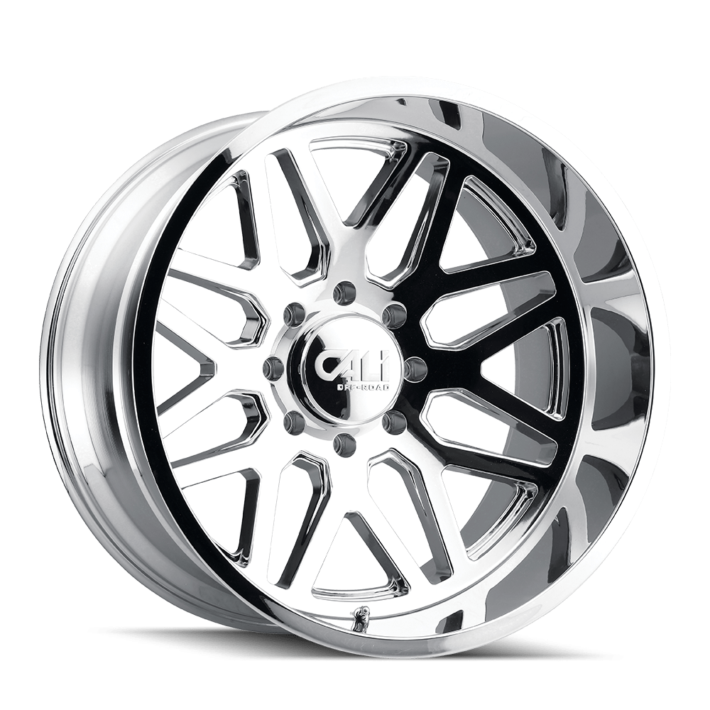 CALI OFF-ROAD INVADER 9115 CHROME 28X12 8-165.1 -44MM 125.2MM