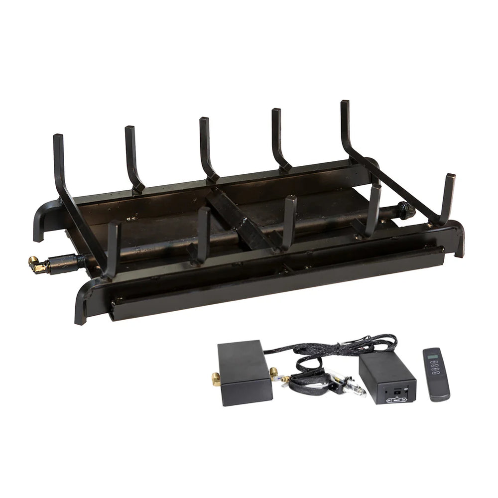 ASSEMBLED 36IN 2 BURNER PROPANE W/MILLIVOLT AND REMOTE SYSTEM