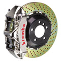 Brembo 84-87 Testarossa Front GTR BBK 6 Piston Billet380x32 2pc Rotor Slotted Type-3- Nickel Plated