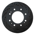 R1 11-22 GMC Sierra 2500 2WD HD/2500 2WD HD Classic Front Right Drilled Black Brake Rotor