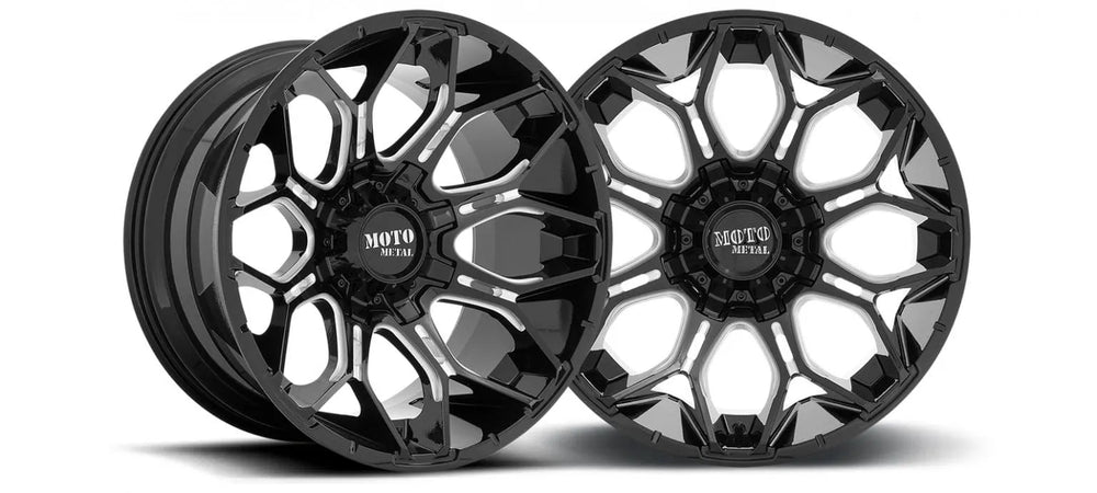 MO808 20X9 5X5.5/150 00MM GLOSS BLACK MILLED
